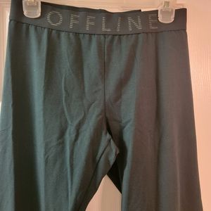 Aerie offline dark green leggings